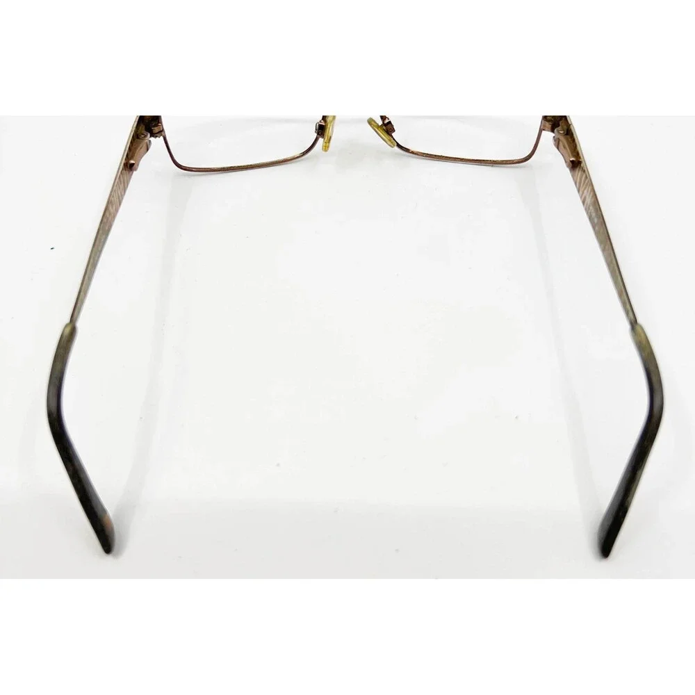 Anne Klein Eyeglass Frames Womens Mocha Brown Animal Print AK5046 50 17 130